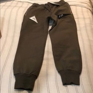Olive joggers